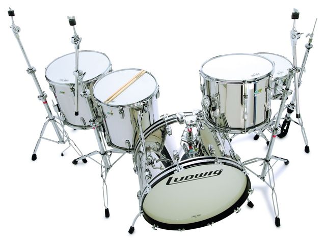 blank The foundation is a 26"x14" bass drum.